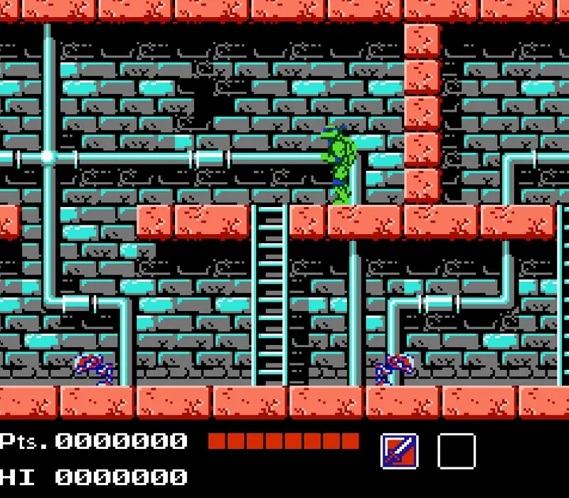 Teenage Mutant Ninja Turtles NES-Spiel