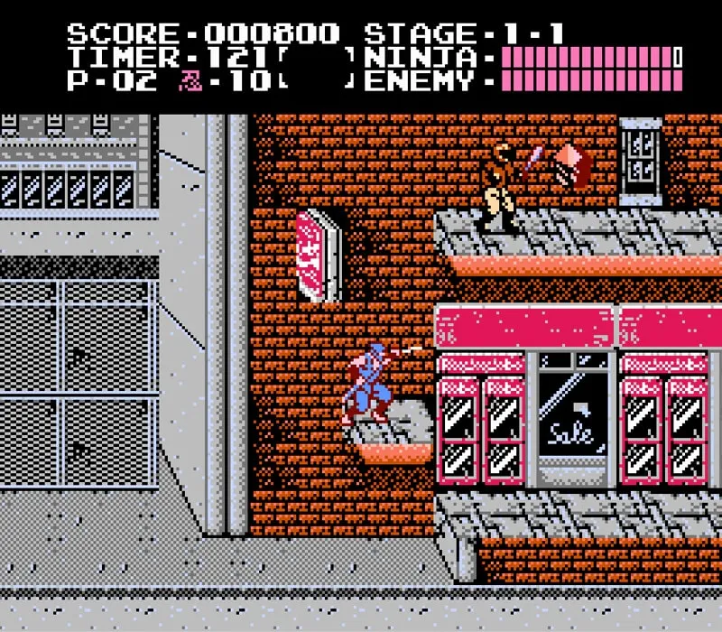 Ninja Gaiden NES-Spiel