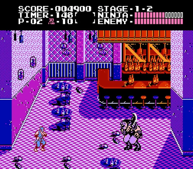 Ninja Gaiden NES-Spiel