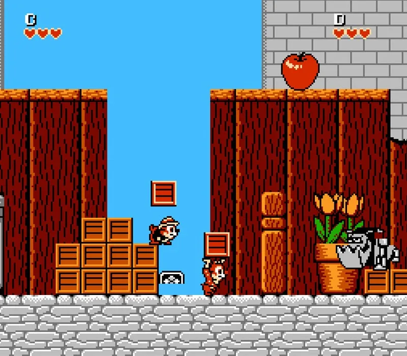 Chip 'n Dale Rescue Rangers NES-Spiel