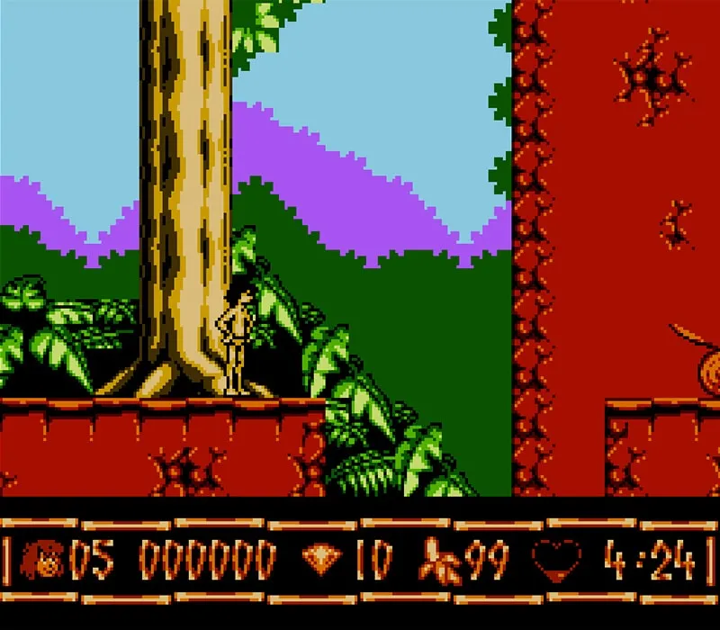 The Jungle Book NES-Spiel