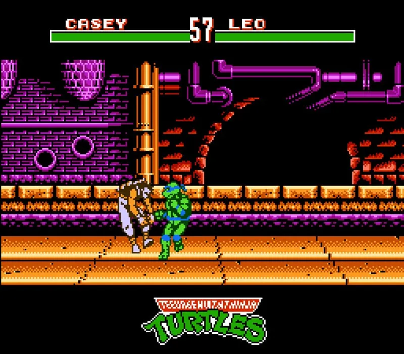 Teenage Mutant Ninja Turtles: Tournament Fighters NES-Spiel