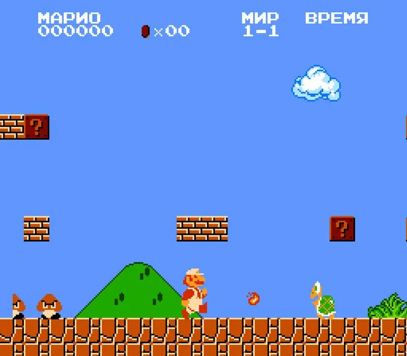 Super Mario Bros. NES-Spiel
