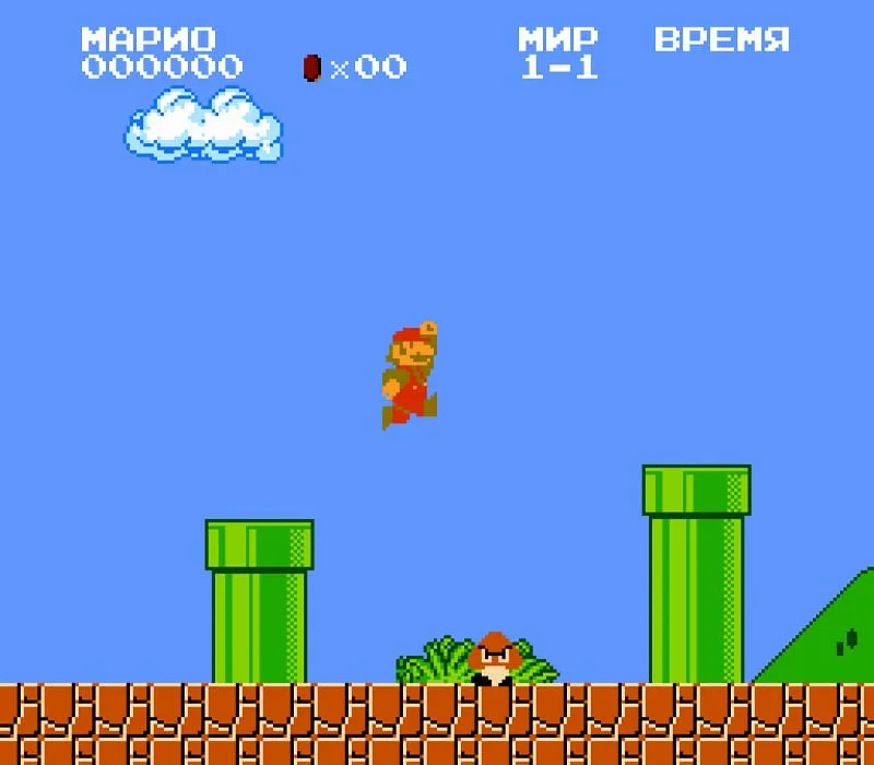 Super Mario Bros. NES-Spiel