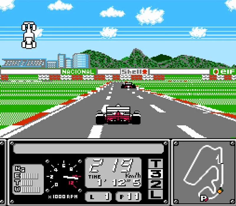 Formula 1 Sensation NES-Spiel