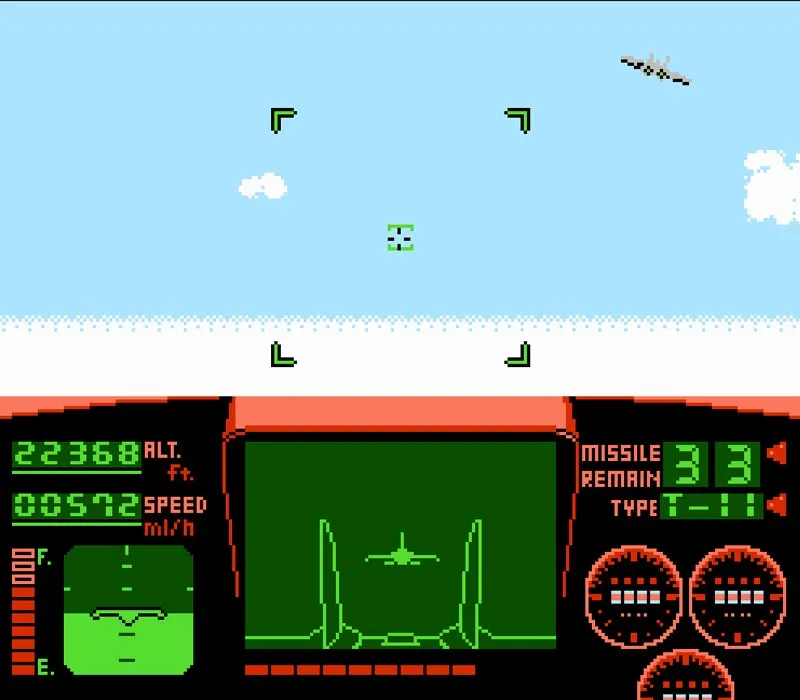 Top Gun NES-Spiel