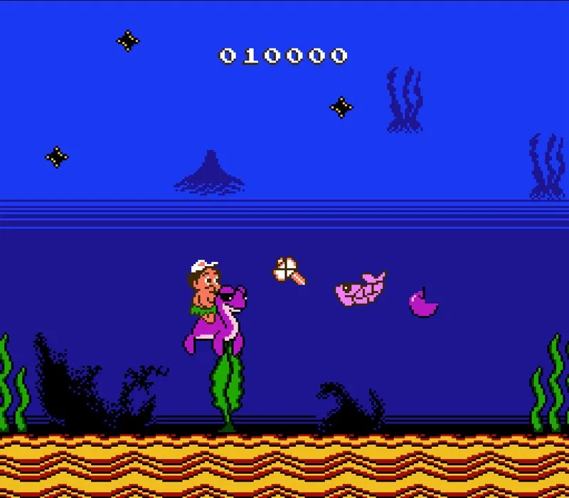 Adventure Island 2 NES-Spiel