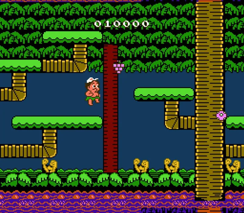 Adventure Island 2 NES-Spiel