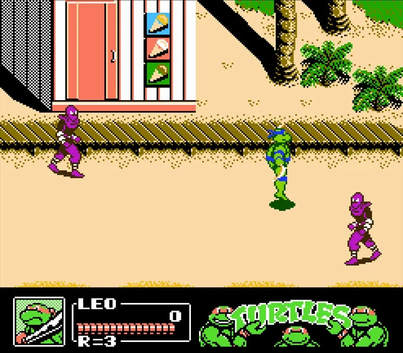 Teenage Mutant Ninja Turtles 3: The Manhattan Project NES-Spiel