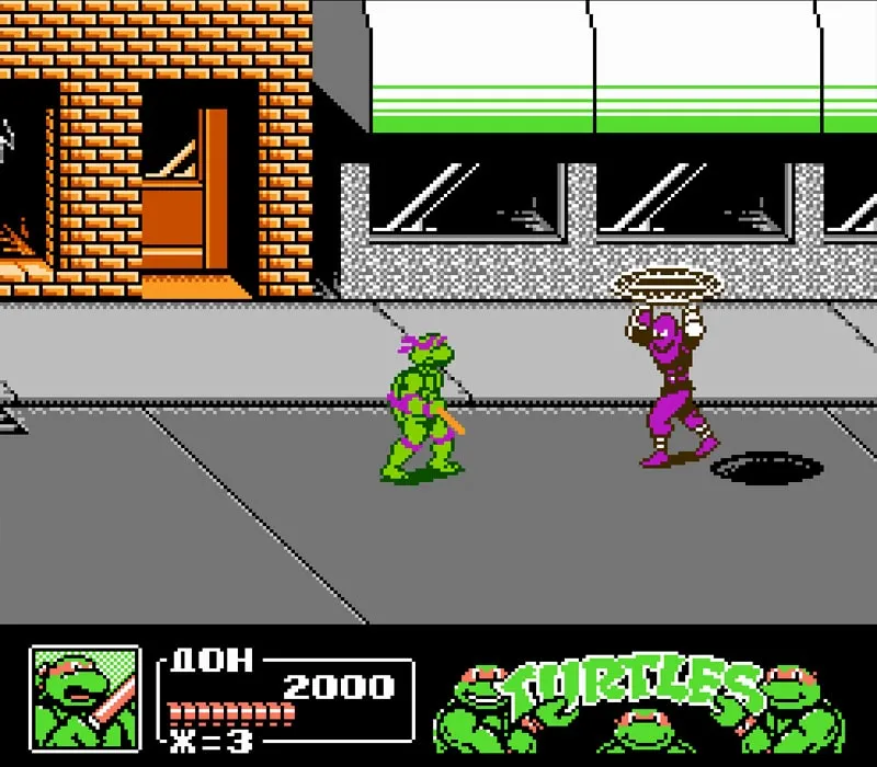 Teenage Mutant Ninja Turtles 3: The Manhattan Project NES-Spiel