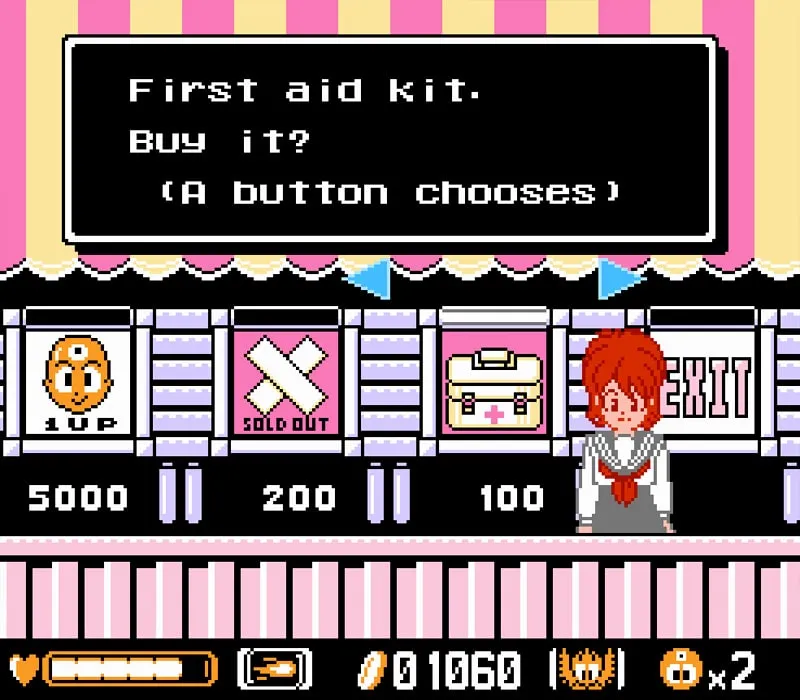 Mitsume ga Tooru NES-Spiel