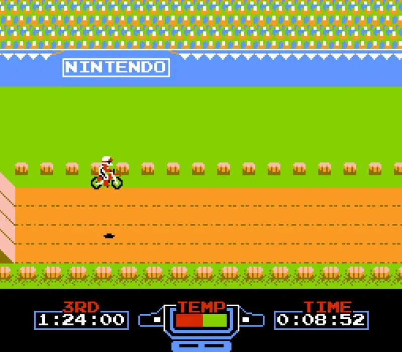 Excitebike NES-Spiel