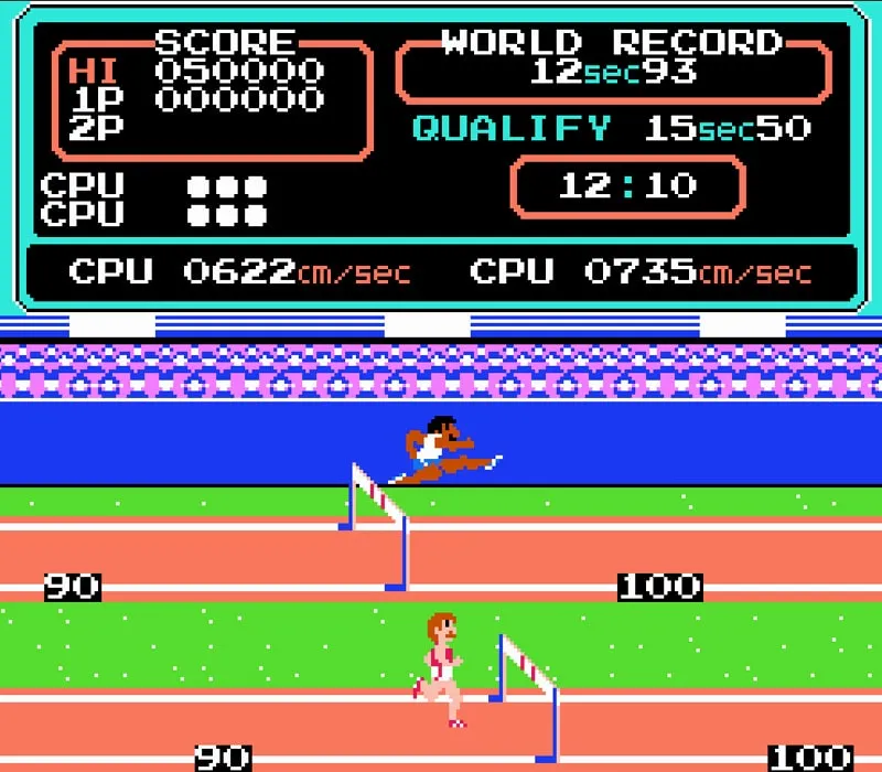 Track & Field NES-Spiel