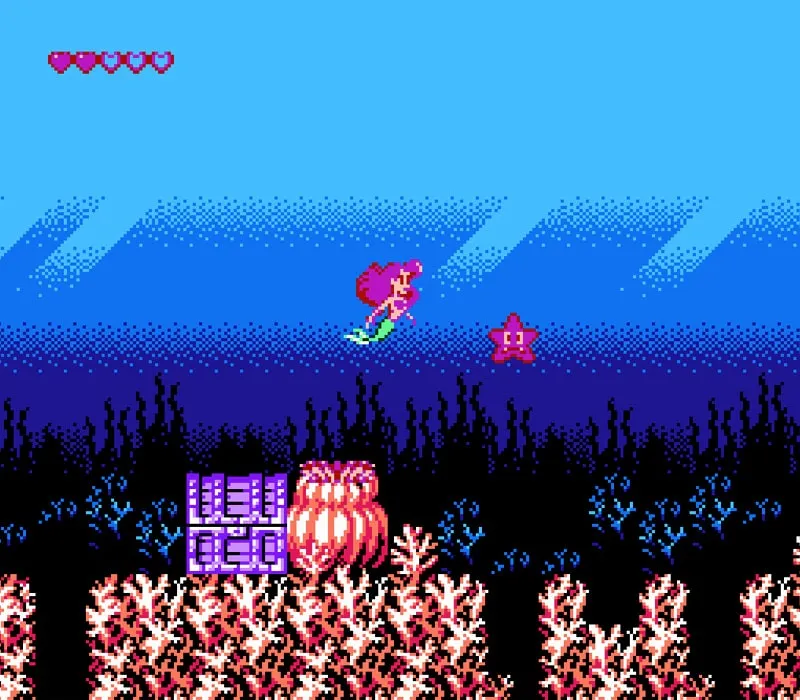 The Little Mermaid NES-Spiel