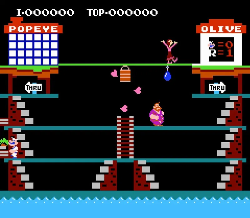 Popeye NES-Spiel