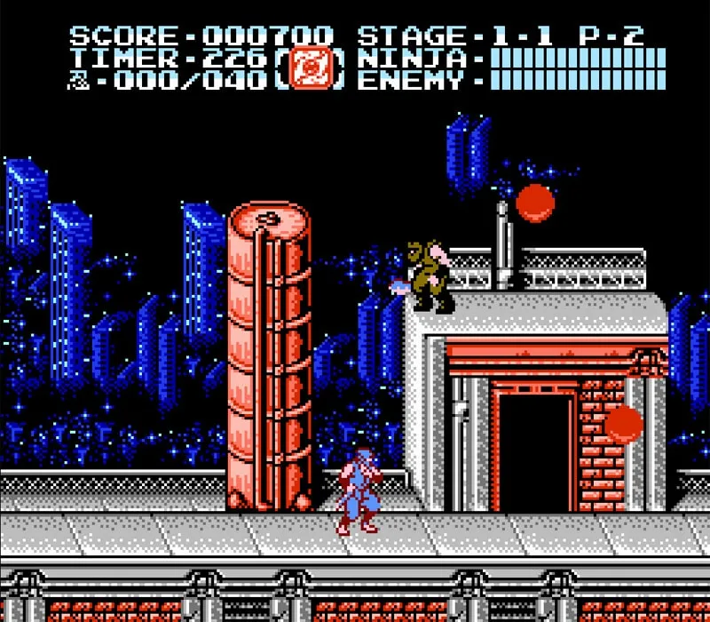 Ninja Gaiden 2: The Dark Sword of Chaos NES-Spiel