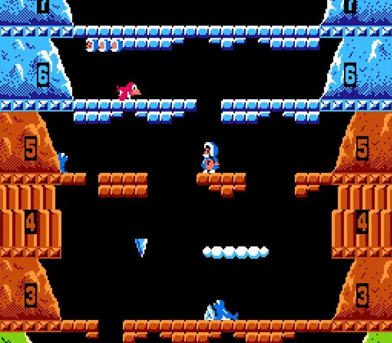 Ice Climber NES-Spiel