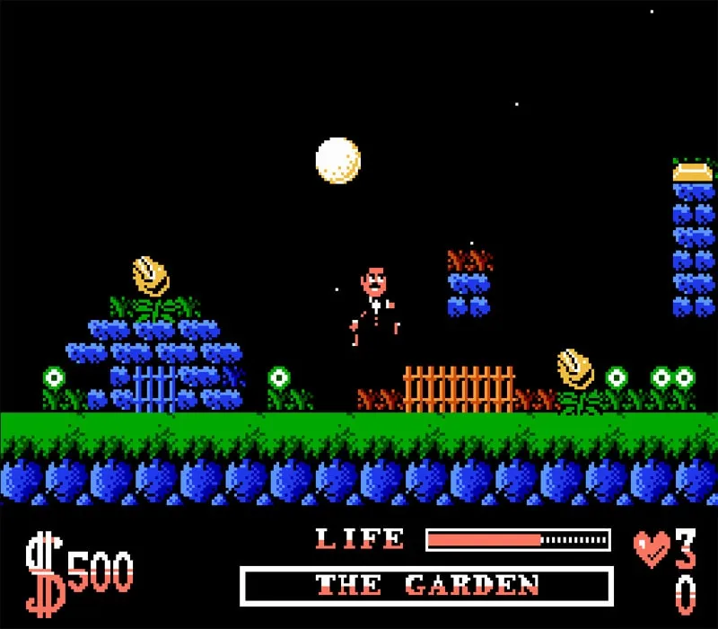 The Addams Family NES-Spiel