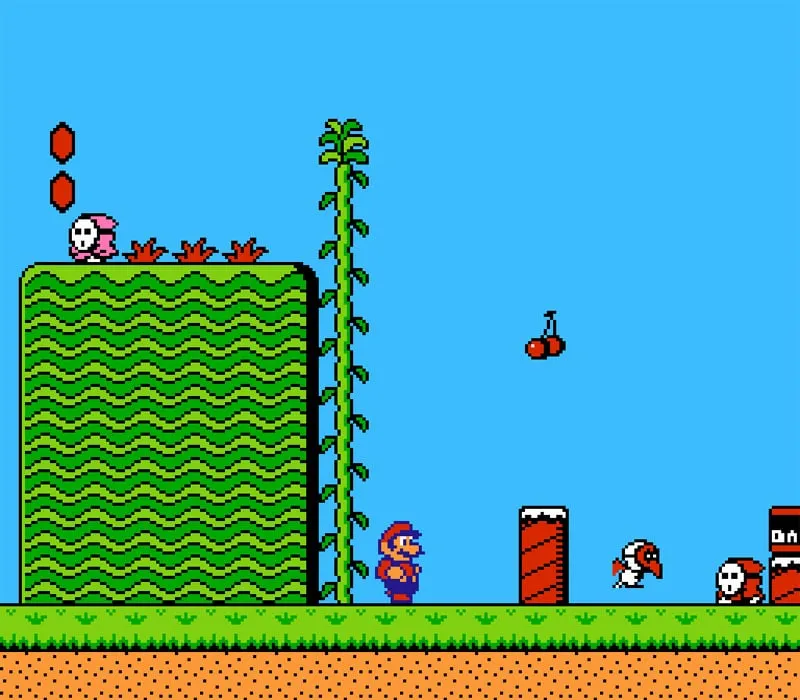 Super Mario Bros. 2 NES-Spiel