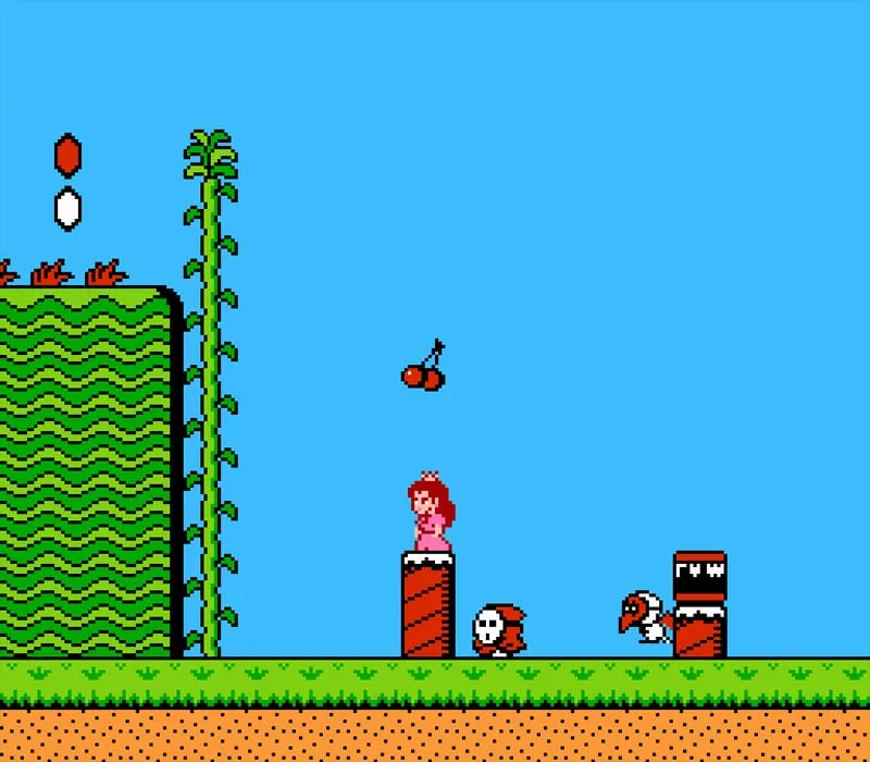 Super Mario Bros. 2 NES-Spiel