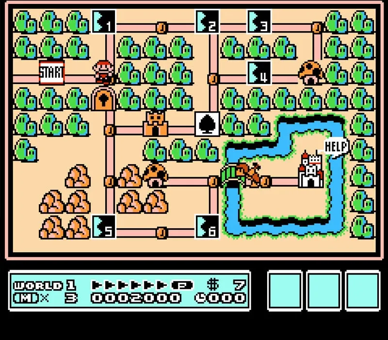 Super Mario Bros. 3 NES-Spiel