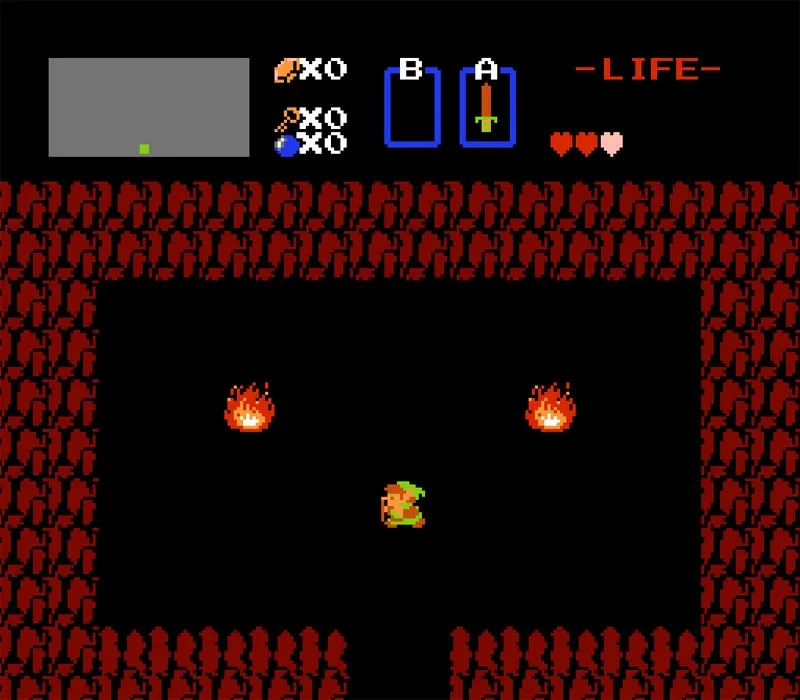 The Legend of Zelda NES-Spiel