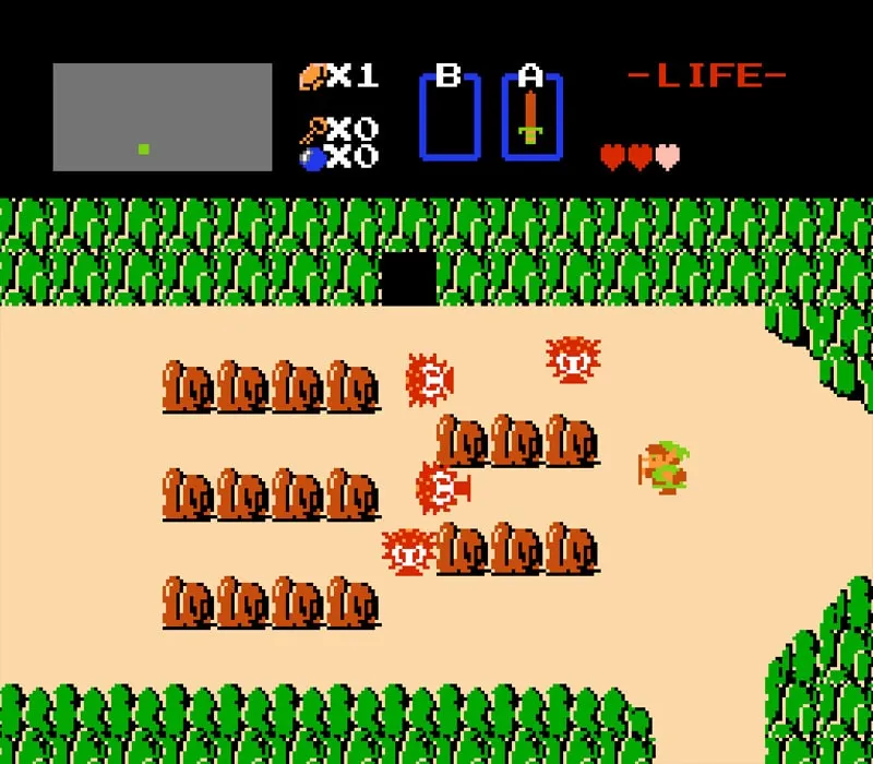 The Legend of Zelda NES-Spiel