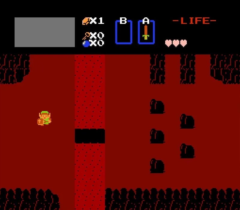 The Legend of Zelda NES-Spiel