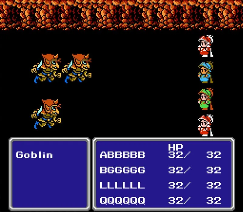 Final Fantasy 3 NES-Spiel