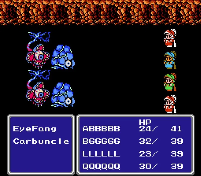 Final Fantasy 3 NES-Spiel