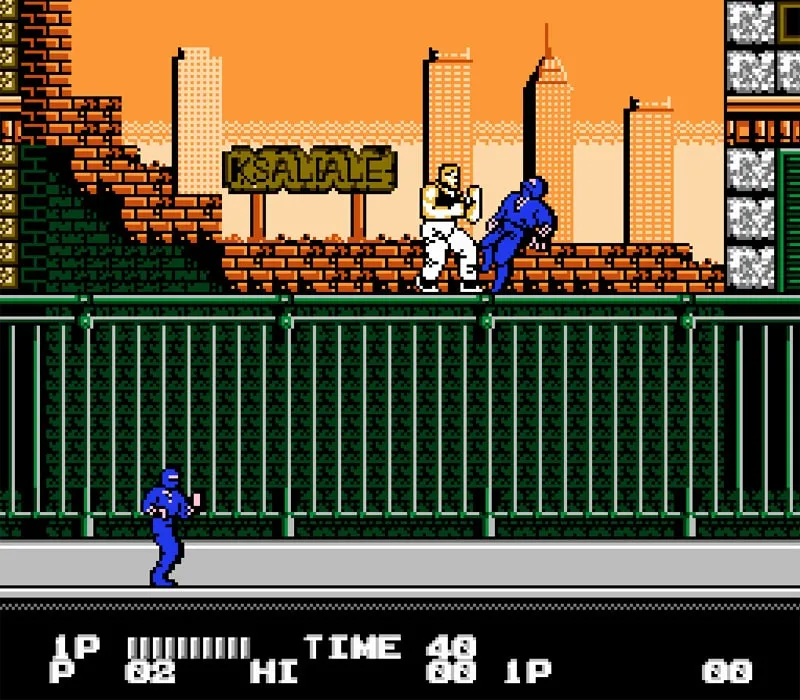 Bad Dudes Vs. DragonNinja NES-Spiel