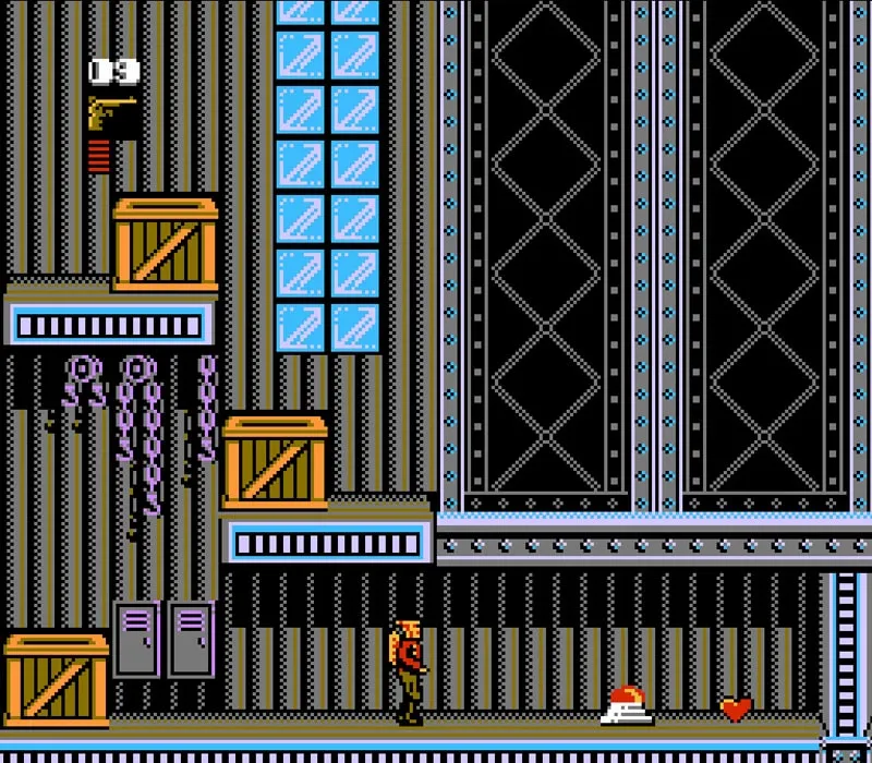 The Rocketeer NES-Spiel