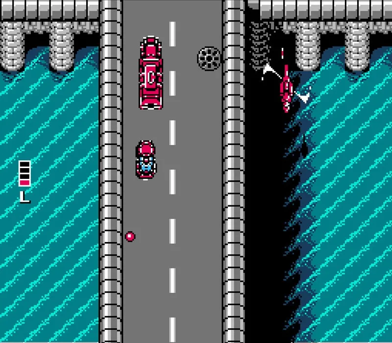 Super Spy Hunter NES-Spiel