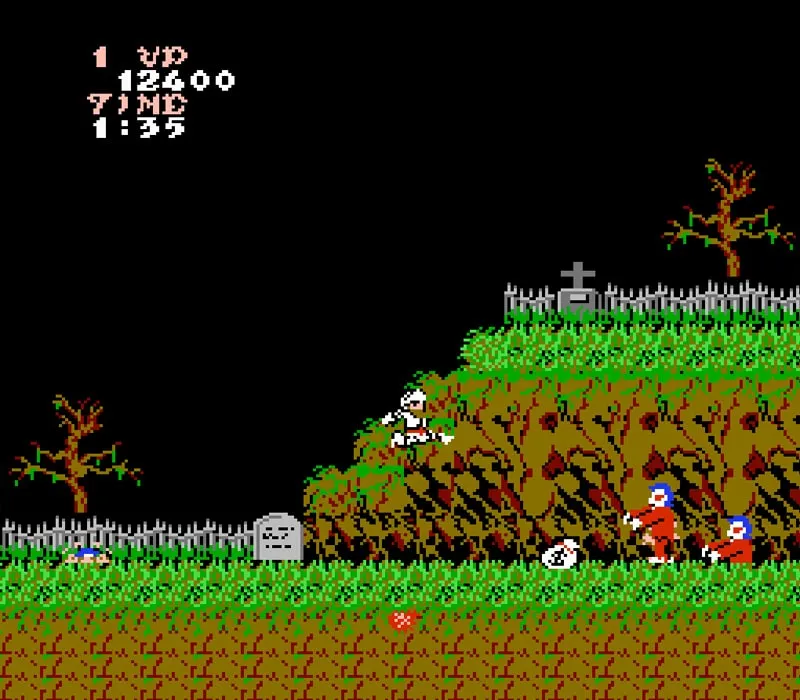 Ghosts'n Goblins NES-Spiel