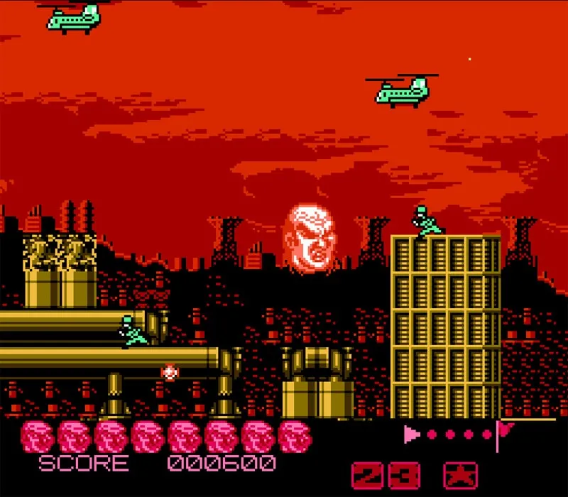 Zombie Nation NES-Spiel