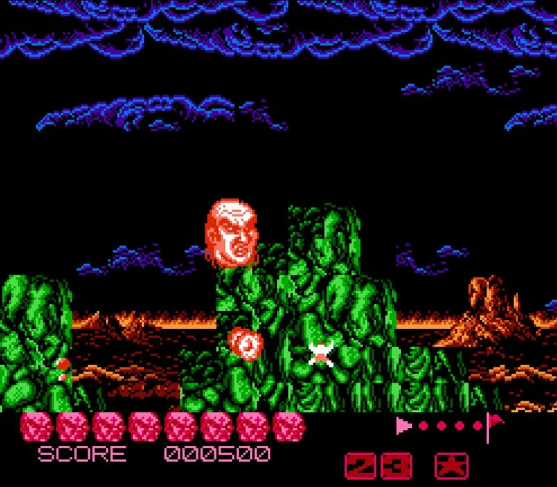 Zombie Nation NES-Spiel