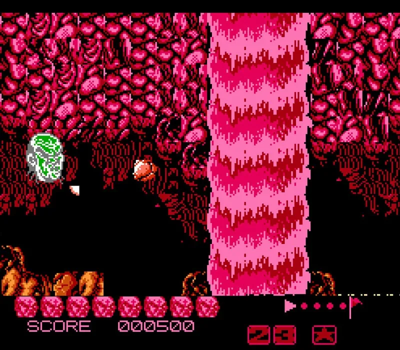 Zombie Nation NES-Spiel