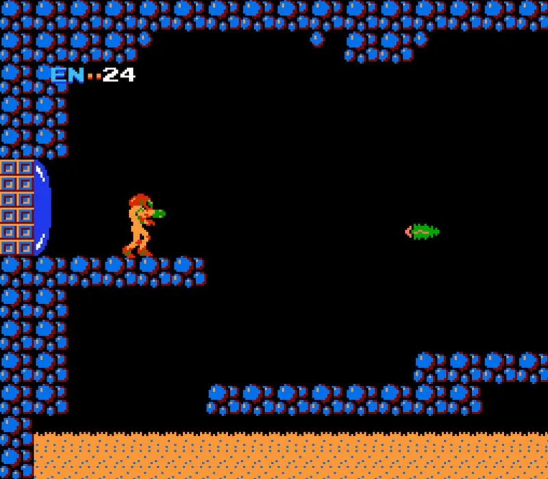 Metroid NES-Spiel