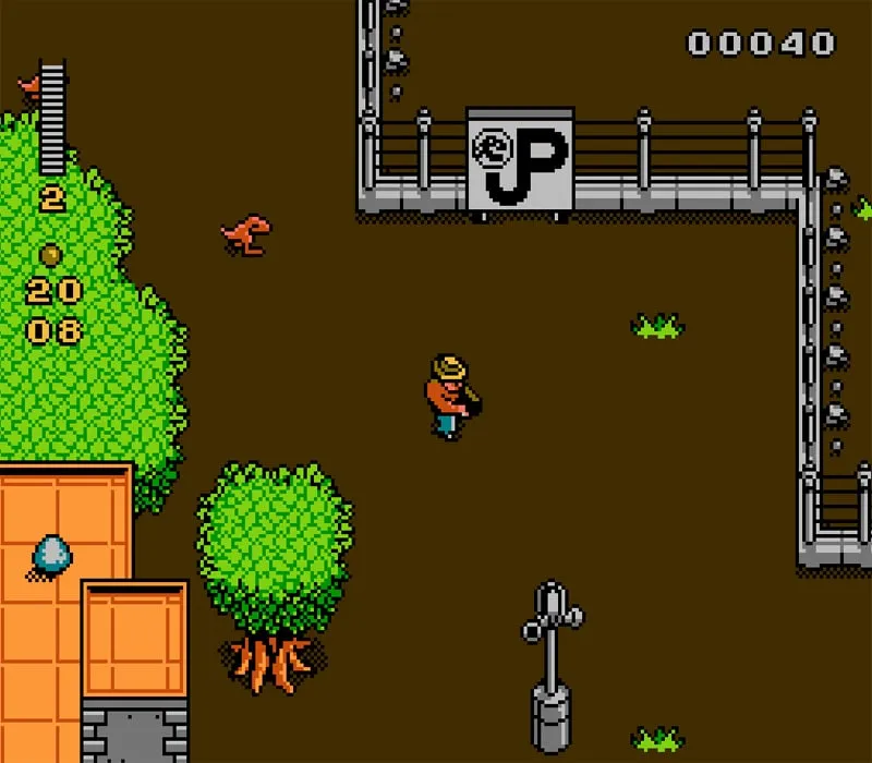 Jurassic Park NES-Spiel