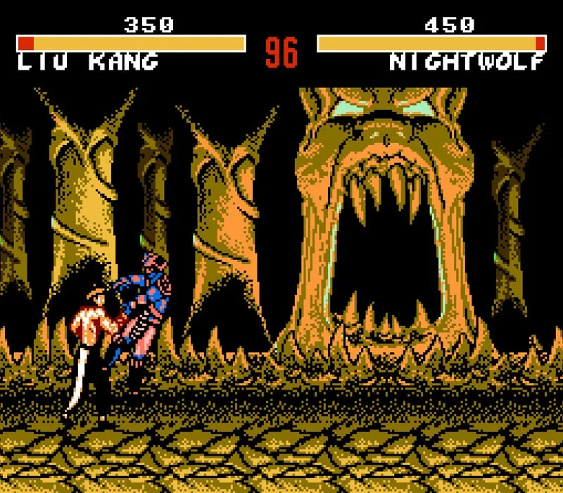 Mortal Kombat 4 NES-Spiel