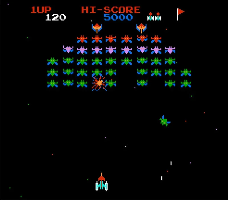 Galaxian NES-Spiel