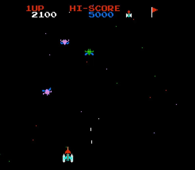 Galaxian NES-Spiel