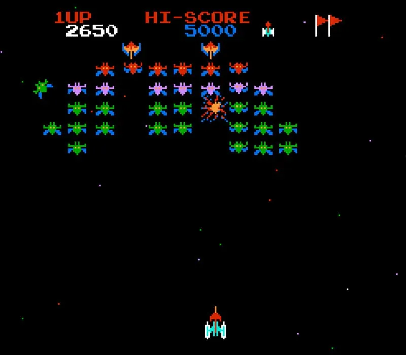 Galaxian NES-Spiel