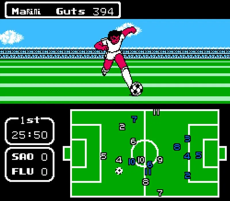 Captain Tsubasa Vol. II - Super Striker NES-Spiel