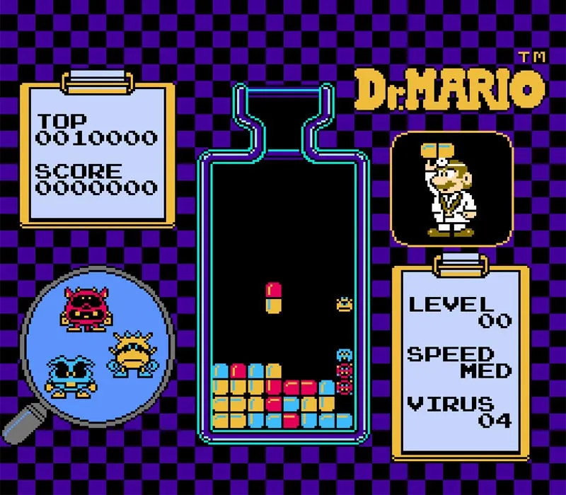 Dr. Mario NES-Spiel