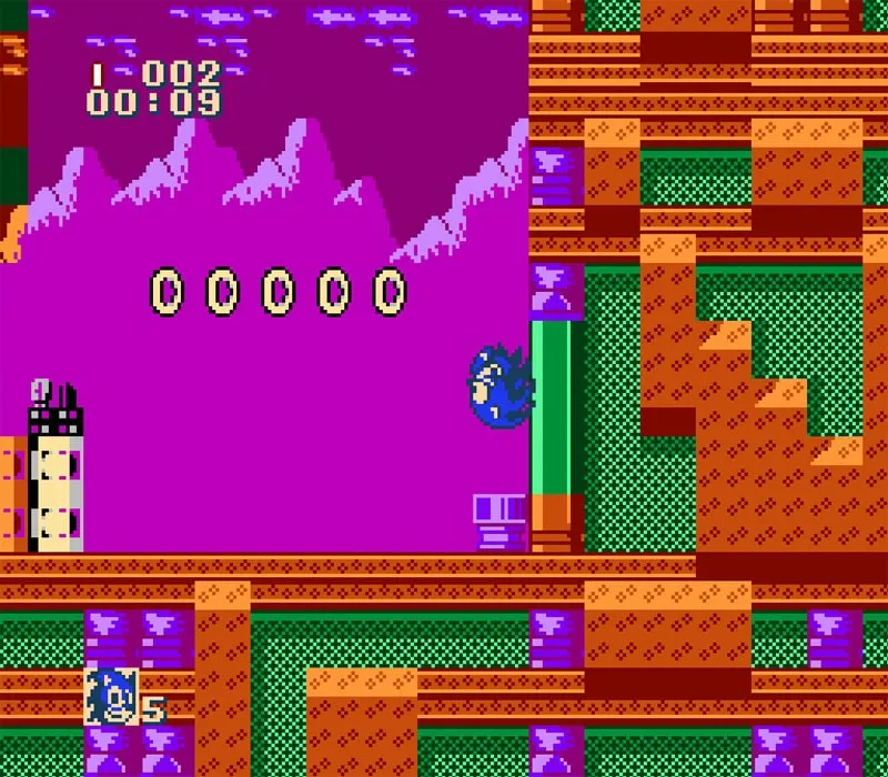 Sonic The Hedgehog NES-Spiel
