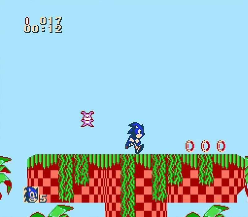 Sonic The Hedgehog NES-Spiel