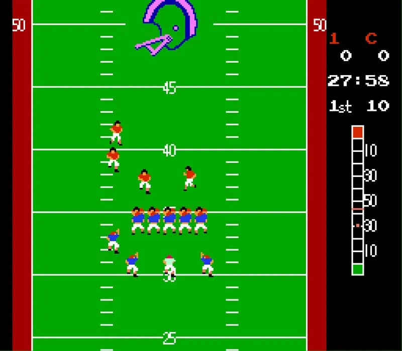 10-Yard Fight NES-Spiel