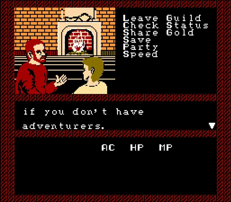 The Bard's Tale NES-Spiel