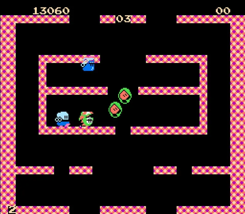 Bubble Bobble NES-Spiel